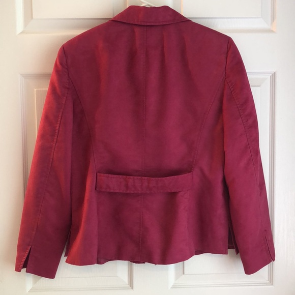 Evan-Picone suede-style lined blazer. Zip front. Women’s size 12. - Picture 6 of 6